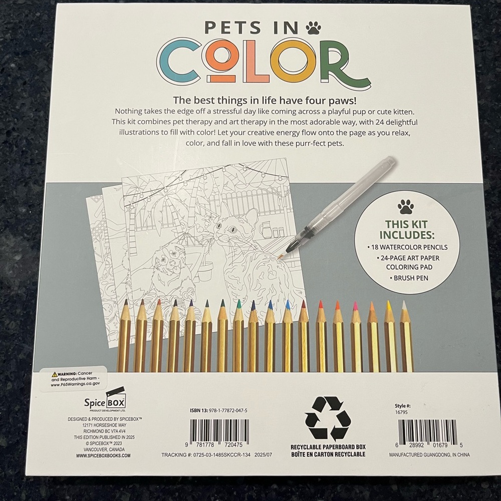 Spice Box Pets in Color Creative Coloring Kit - Multicolor - Picture 2 of 2